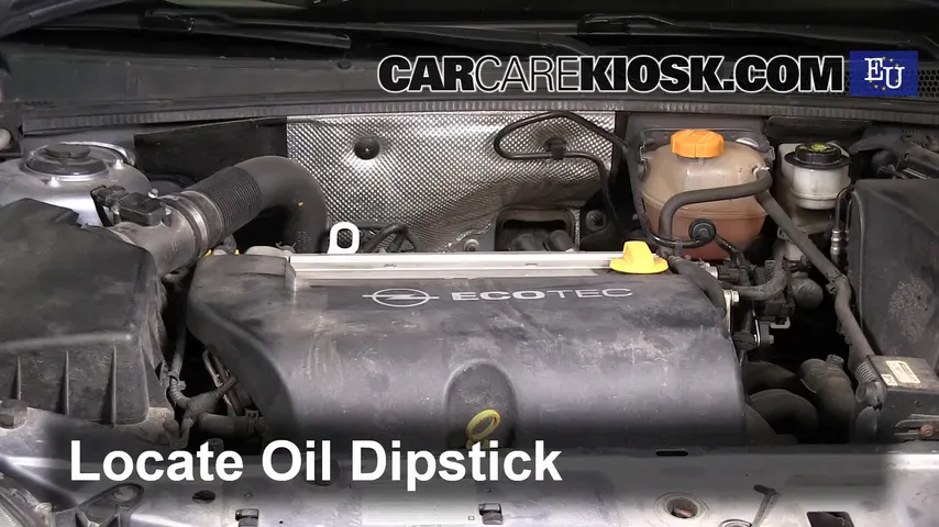 2004 Opel Signum Sport 2.0L 4 Cyl. Turbo Oil Check Oil Level